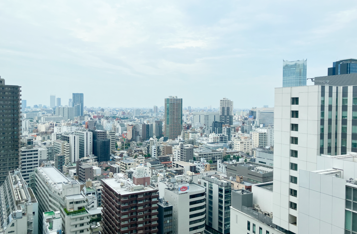 東京本社 オフィスから見える景色